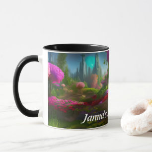 Caneca O chá de manhã de Janna personalizável