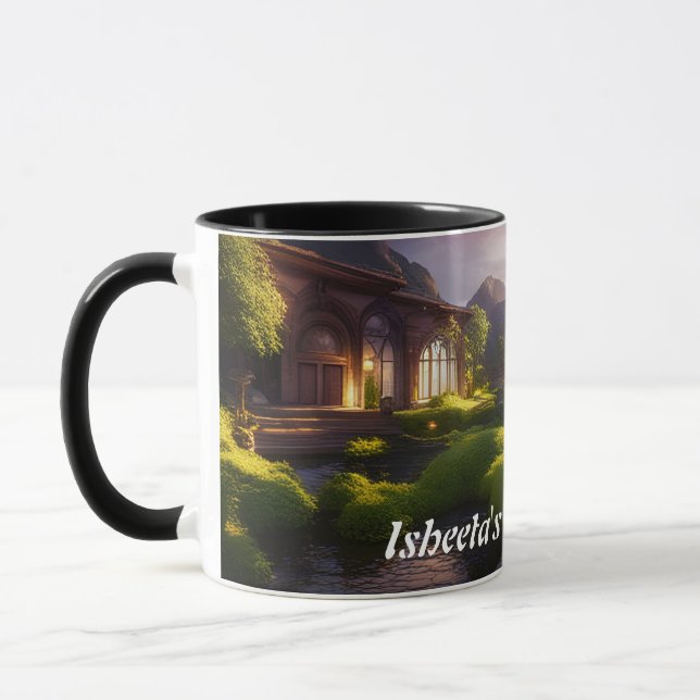Caneca O chá de manhã personalizável Isheeta (Esquerda)