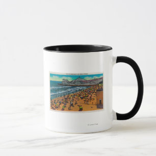 Caneca O ciclone Racer e a Beach Crowds, Long Beach