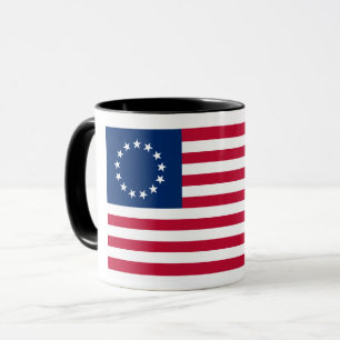 Caneca O Círculo de Estrelas, Bandeira Americana por Bets