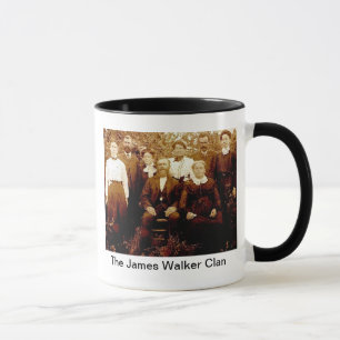 Caneca O clã do caminhante de James agride