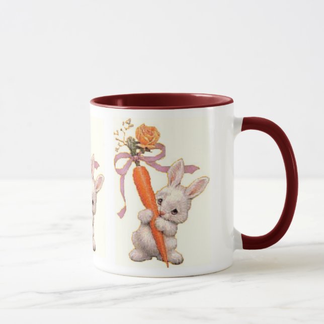Caneca O coelho com cenoura e aumentou (Direita)