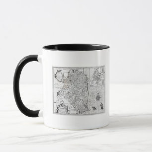 Caneca O condado de Leinster com a cidade de Dublin