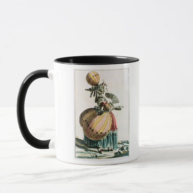 Caneca O Coquette do vôo, c.1784 (gravura da cor) (Esquerda)