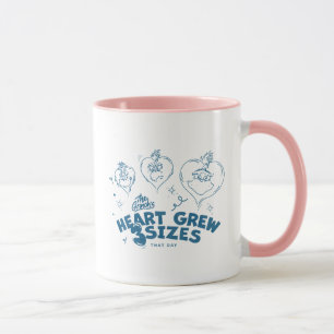 Caneca O Coração do Grinch Cresceu 3 Tamanhos