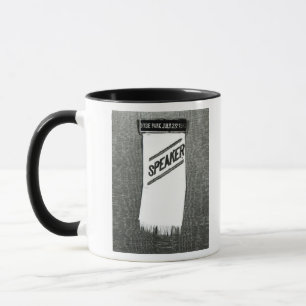 Caneca O crachá do auto-falante para a reunião do