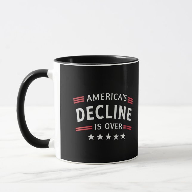 Caneca O declínio da América é mais do que o Ouro (Esquerda)