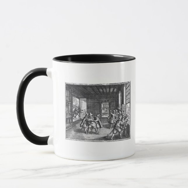 Caneca O Defenestration de Praga em 1618 (Esquerda)