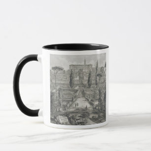 Caneca O d'Este da casa de campo em Tivoli (gravura)