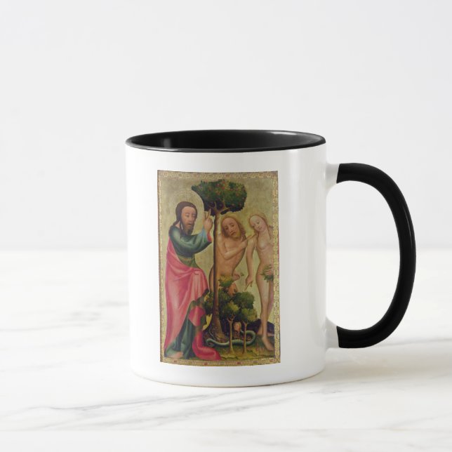 Caneca O deus o pai pune Adam e véspera (Direita)