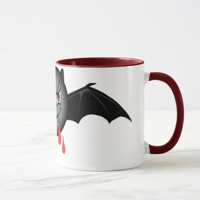Caneca O Dia das Bruxas - bastão do vegetariano (Direita)
