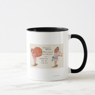 Caneca O Dia das Bruxas GreetingA o Dia das Bruxas