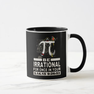 Caneca O dia épico do Pi do pirata seja irracional pela