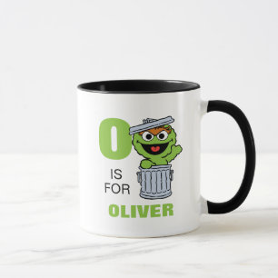 Caneca O é de Oscar, o Monstro   Adicione seu nome