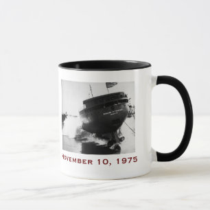 Caneca O Edmund Fitzgerald com Nomes da Tripulação
