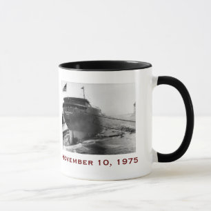 Caneca O Edmund Fitzgerald com Nomes da Tripulação