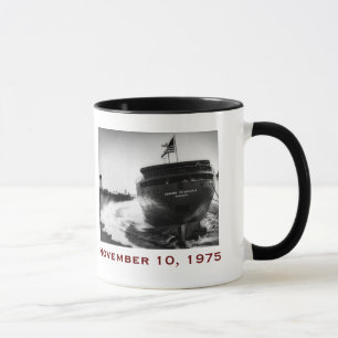 Caneca O Edmund Fitzgerald com Nomes da Tripulação