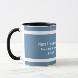 Caneca O emblema da Defesa da Força Aérea dos EUA persona