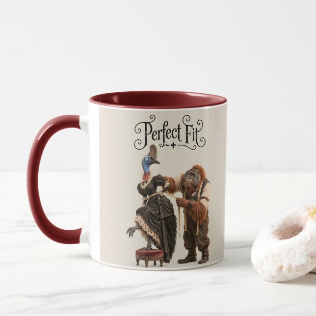 Caneca O Encaixe do Casuar (Com Donut)
