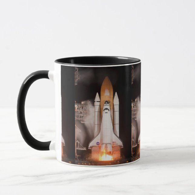 Caneca O Endeavor De Ônibus De Espaço Desativa (Esquerda)