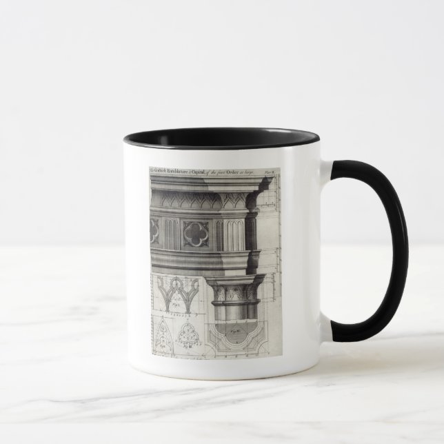Caneca O Entablature gótico (Direita)