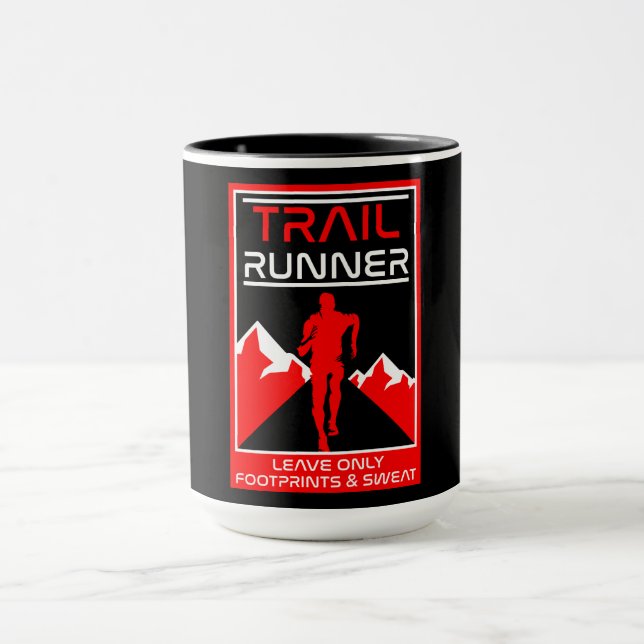 Caneca O Esporte De Trilha Na Natureza (Centro)