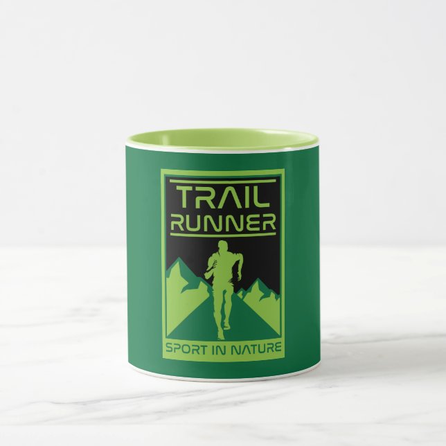 Caneca O Esporte De Trilha Na Natureza (Centro)