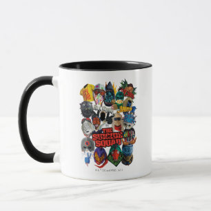 Caneca O Esquadrão Suicida   Avatares estilizados