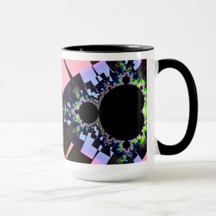 Caneca O famoso Cheio Mandelbrot Arto Fractal