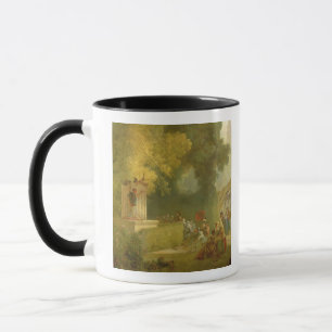Caneca O Fete na Santo-Nuvem, detalhe da mostra de
