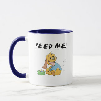 Caneca O filhote de cachorro alimenta-me o camiseta e os