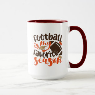 Caneca O futebol é a minha sessão favorita