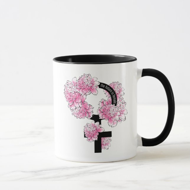 Caneca O futuro é feminino (Direita)