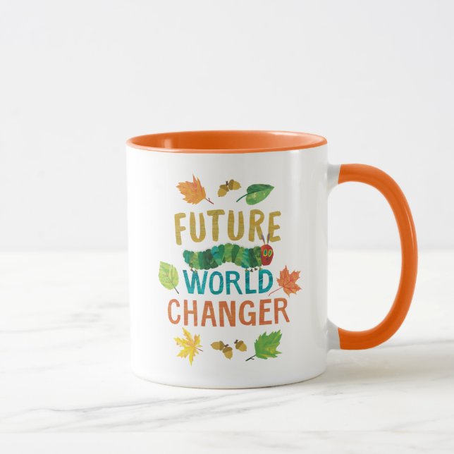 Caneca O Futuro Mundial da Lagarta, muito faminto, (Direita)