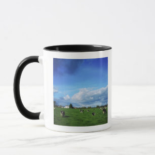Caneca O gado do Holstein-Frisão aproxima Thurles, Co