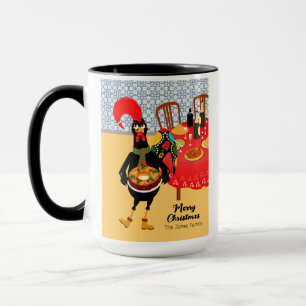 Caneca O Galo Português ama o Rei Bolo