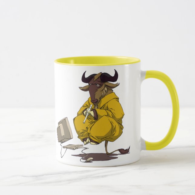 Caneca O Gnu meditate levitate (Direita)