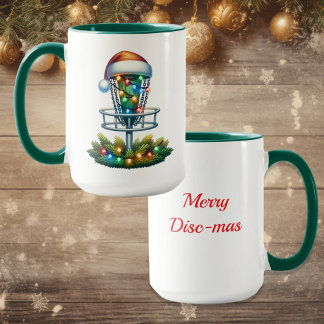 Caneca O Golfe do Disco Pensou no Natal