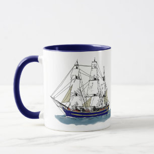 Caneca O Grande Azul - Navio Alto