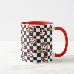 Caneca O Grinch Padrão Quem Hash