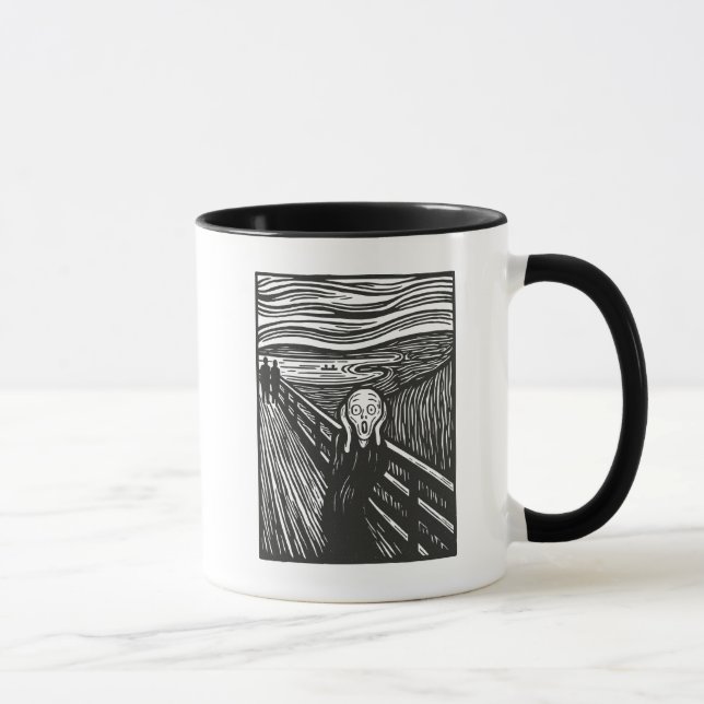Caneca O Gritar de Edvard Munch (Direita)