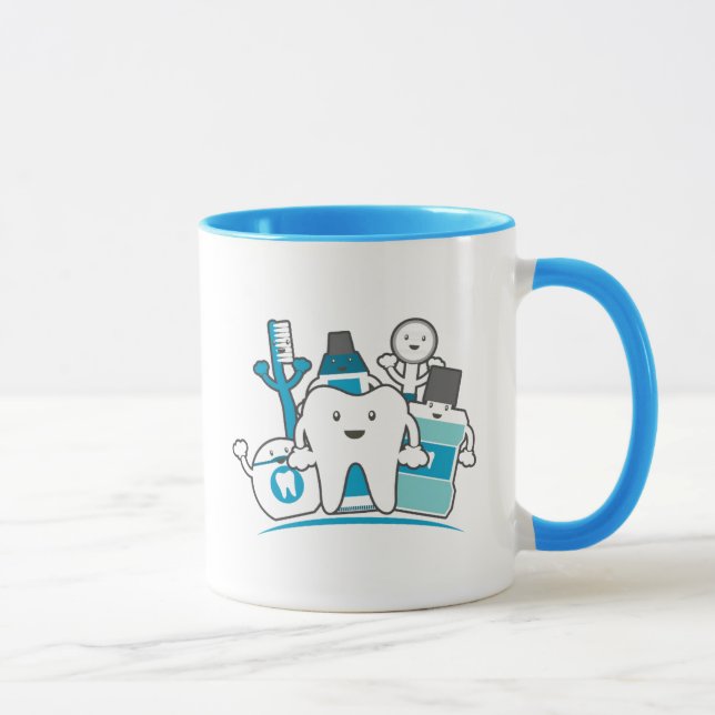 Caneca O grupo limpo dos dentes (Direita)