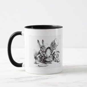Caneca O Hatter louco e a lebre de março