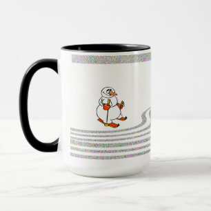 Caneca O Homem de Neve do Esqui -