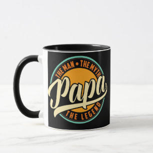 Caneca O Homem O Mito A Legenda Papá Dia de os pais