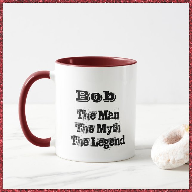 Caneca O Homem O Mito A Legenda Personalizada (Bookmark my store: https://www.zazzle.com/store/capricepetit?rf=238091145531749709)
