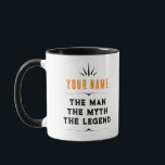 Caneca O Homem O Mito O Nome Personalizado Da Legenda Ofe<br><div class="desc">O Homem O Mito O Nome Personalizado Da Legenda Oferece</div>