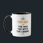 Caneca O Homem O Mito O Nome Personalizado Da Legenda Ofe<br><div class="desc">O Homem O Mito O Nome Personalizado Da Legenda Oferece</div>