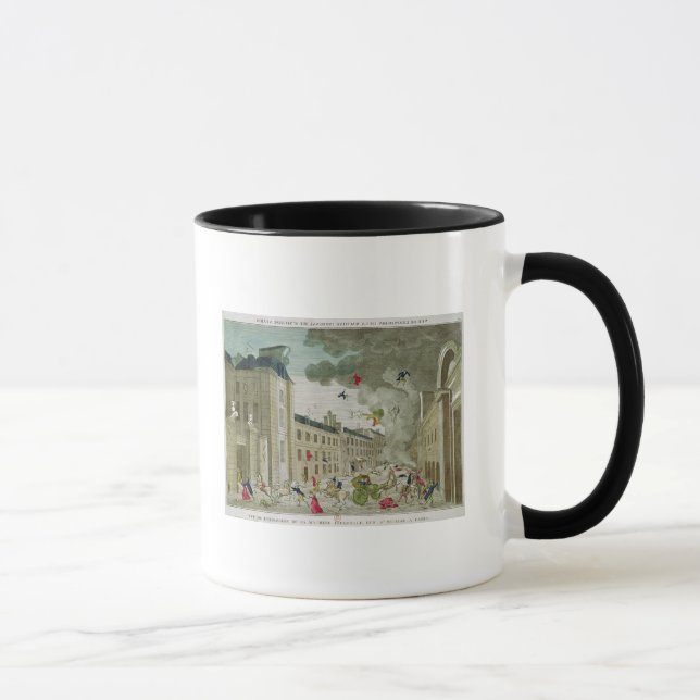 Caneca O homicídio tentado de Napoleon Bonaparte (Direita)