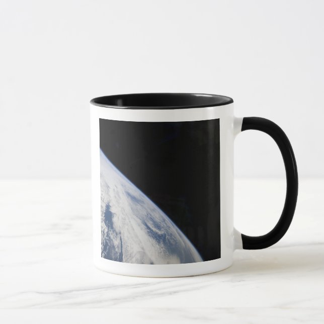 Caneca O horizonte da Terra e a escuridão do espaço (Direita)